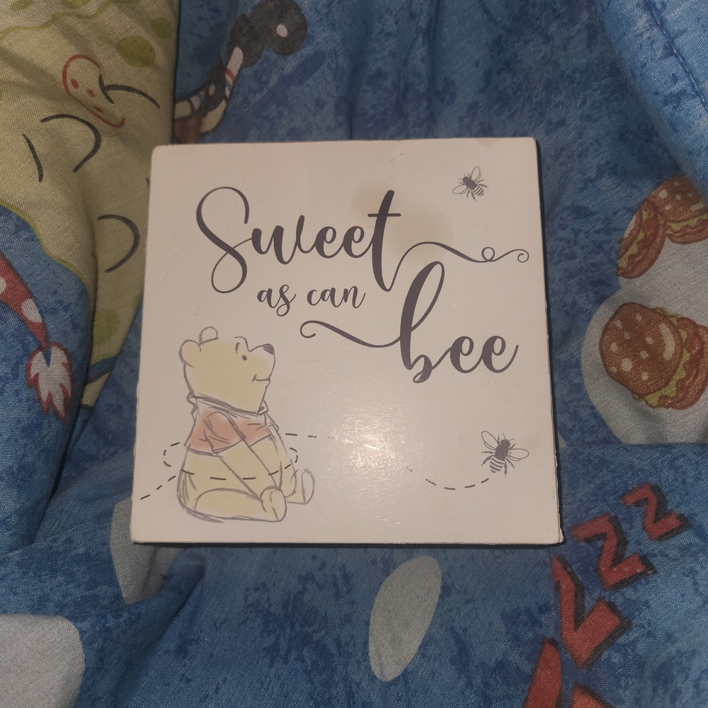 Disney Sweet as Can Bee Wall Art - Yellow and Black